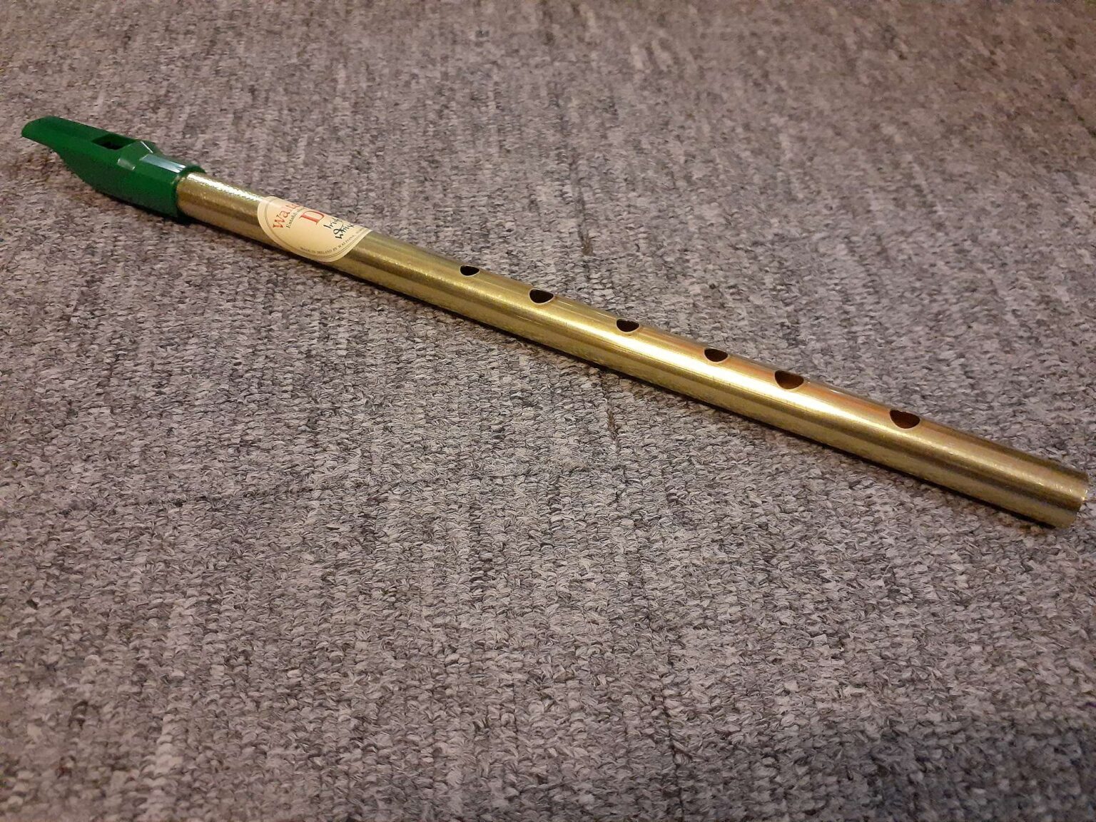 Brass Irish Tin Whistle Key of D | Waltons