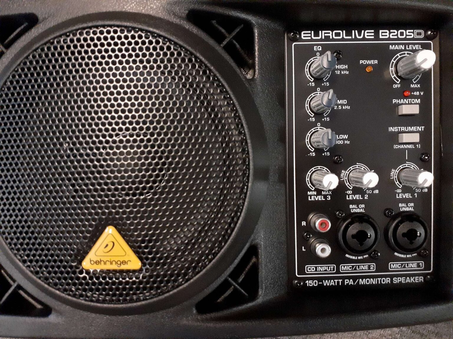 Eurolive Active 150-Watt PA/Monitor Speaker B205D | Behringer - Music ...