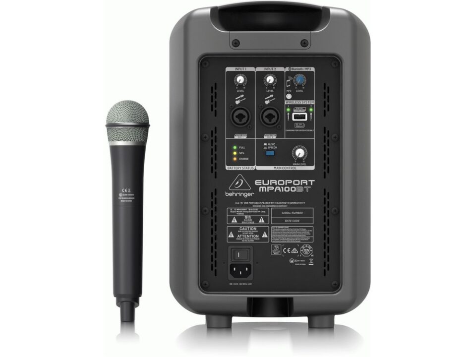 behringer battery powered pa